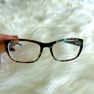 Prada VPR 180 54 18 NAG-101 136 blue and tortoise Eye Glasses